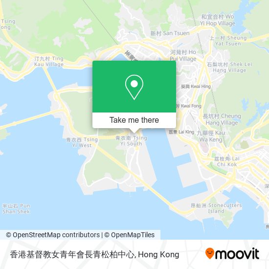 香港基督教女青年會長青松柏中心 map