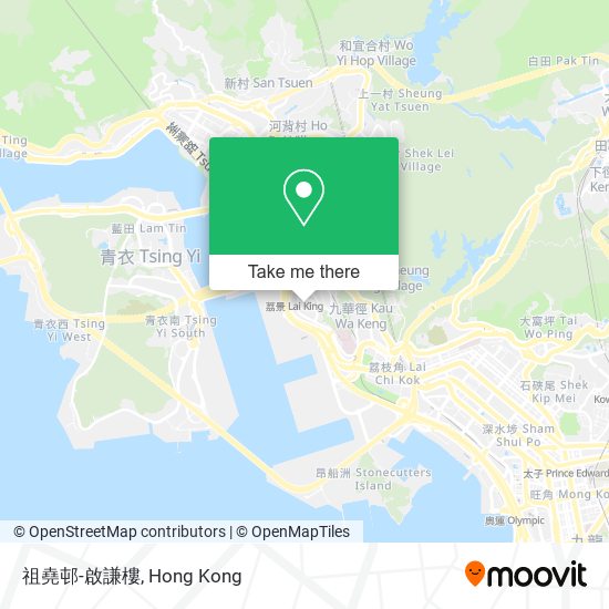 祖堯邨-啟謙樓 map