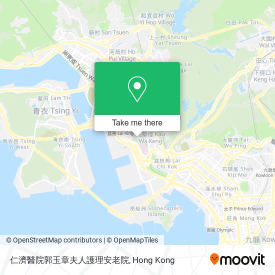 仁濟醫院郭玉章夫人護理安老院 map