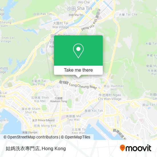 姑媽洗衣專門店 map