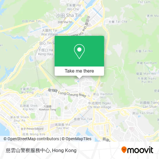 慈雲山警察服務中心地圖