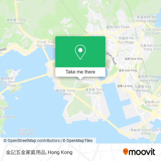 金記五金家庭用品地圖