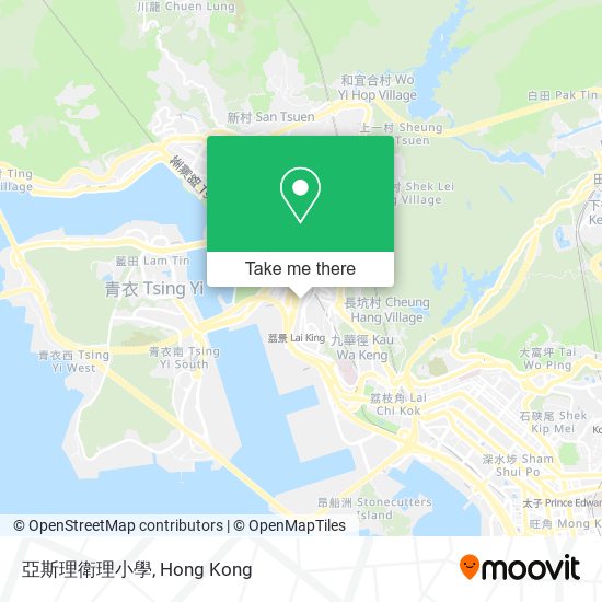 亞斯理衛理小學 map