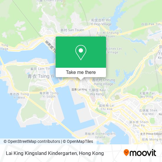 Lai King Kingsland Kindergarten地圖