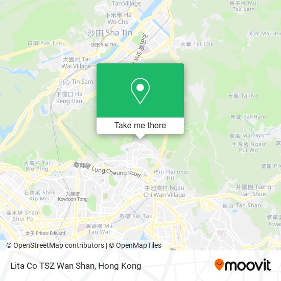 Lita Co TSZ Wan Shan map