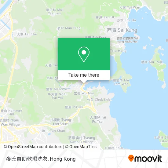 麥氏自助乾濕洗衣地圖