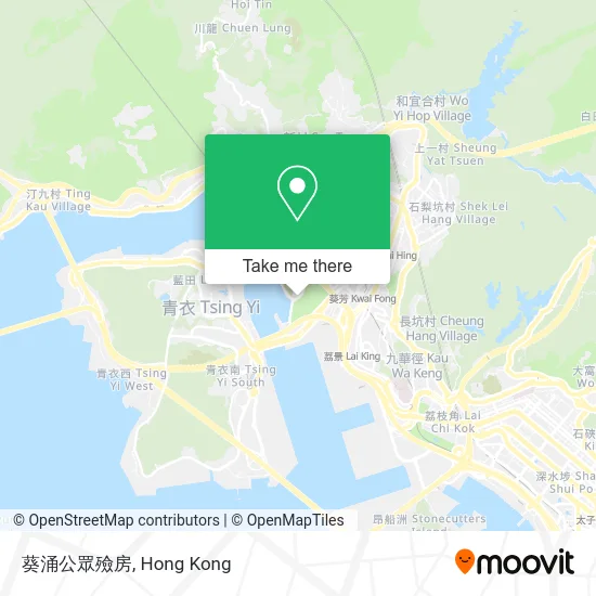 葵涌公眾殮房 map