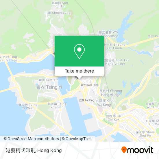 港藝柯式印刷 map