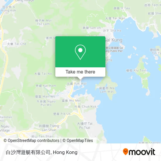 白沙灣遊艇有限公司 map
