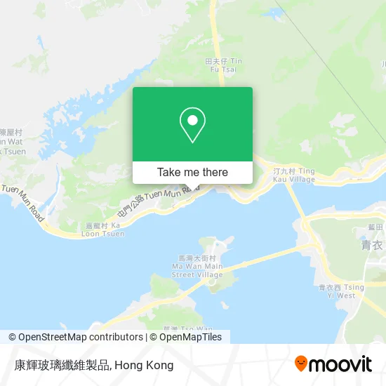 康輝玻璃纖維製品地圖