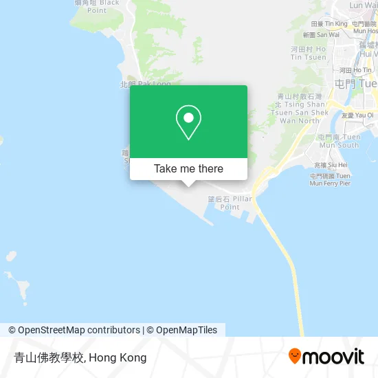 青山佛教學校地圖