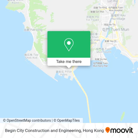 Begin City Construction and Engineering map