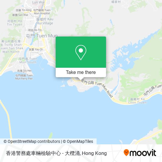 香港警務處車輛檢驗中心 - 大欖涌 map