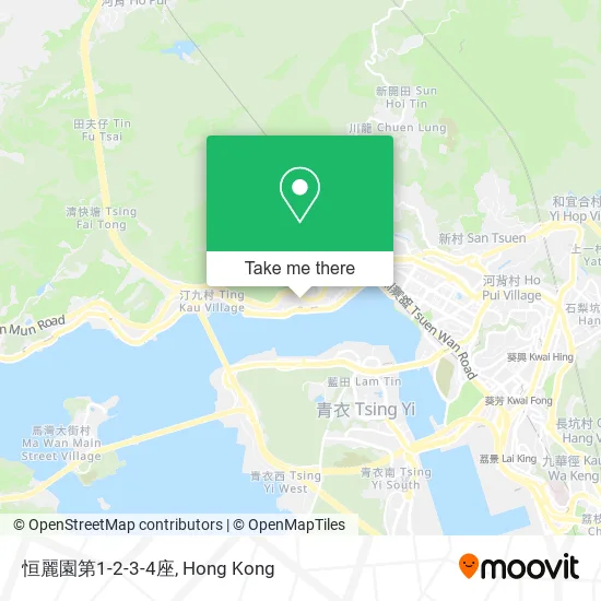 恒麗園第1-2-3-4座地圖