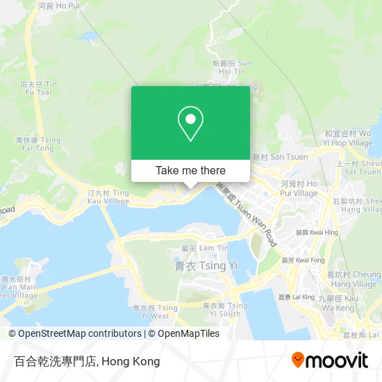 百合乾洗專門店地圖