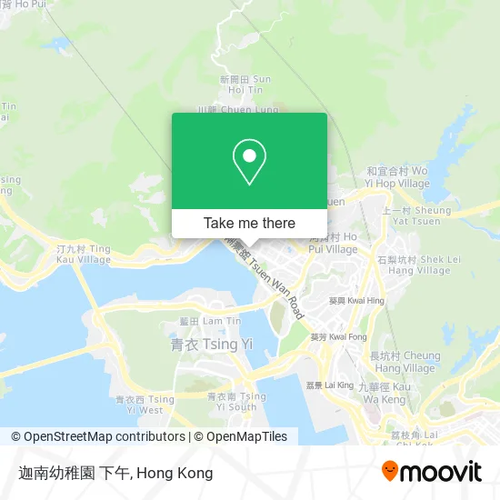 迦南幼稚園 下午地圖