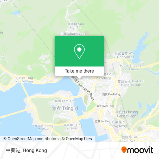 中藥港 map