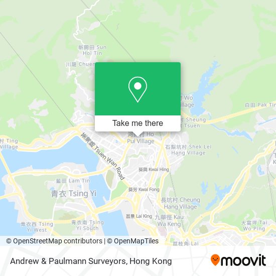 Andrew & Paulmann Surveyors map