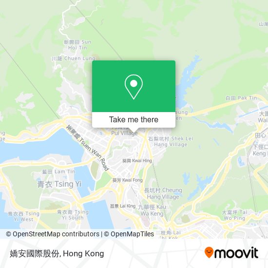 嬌安國際股份 map