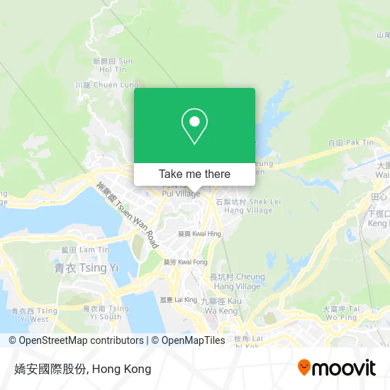 嬌安國際股份 map