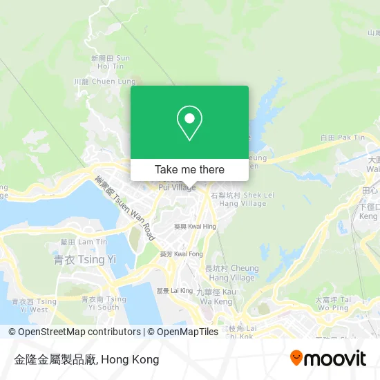 金隆金屬製品廠地圖