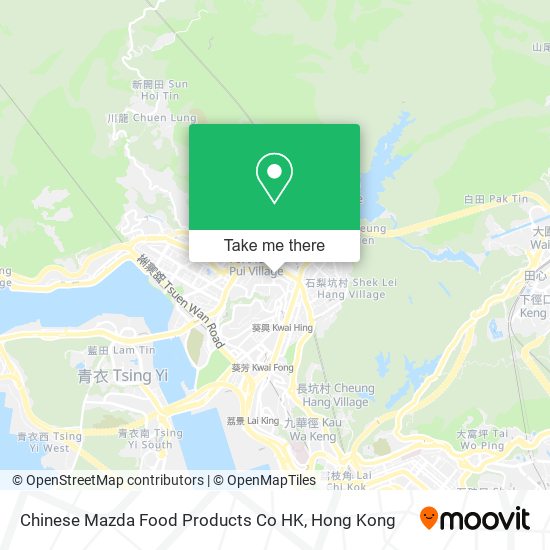 Chinese Mazda Food Products Co HK地圖