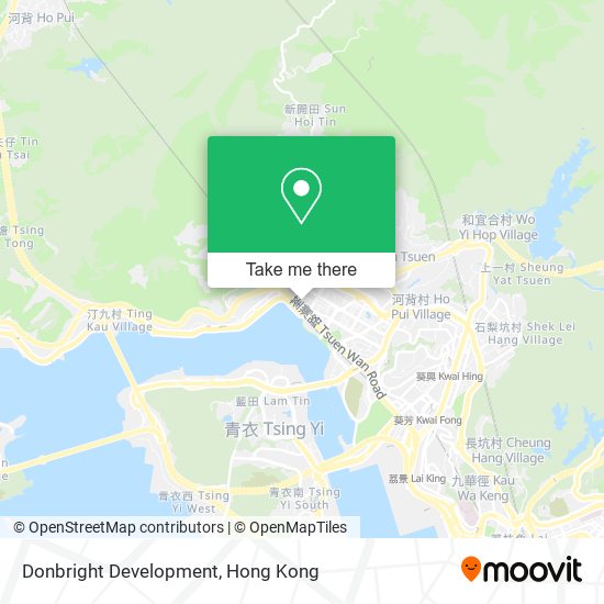 Donbright Development map