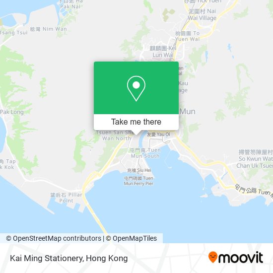 Kai Ming Stationery map
