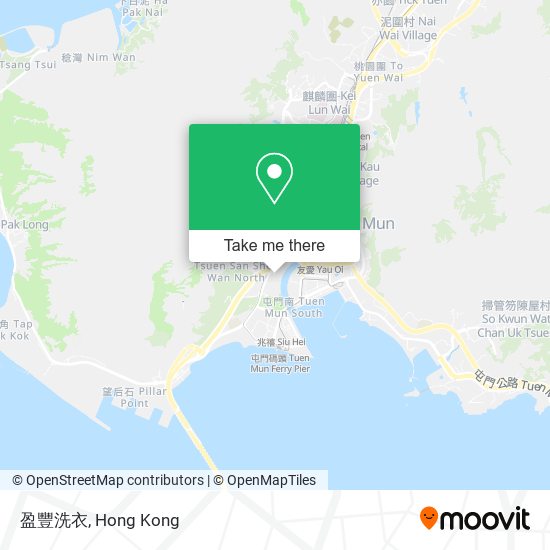 盈豐洗衣 map