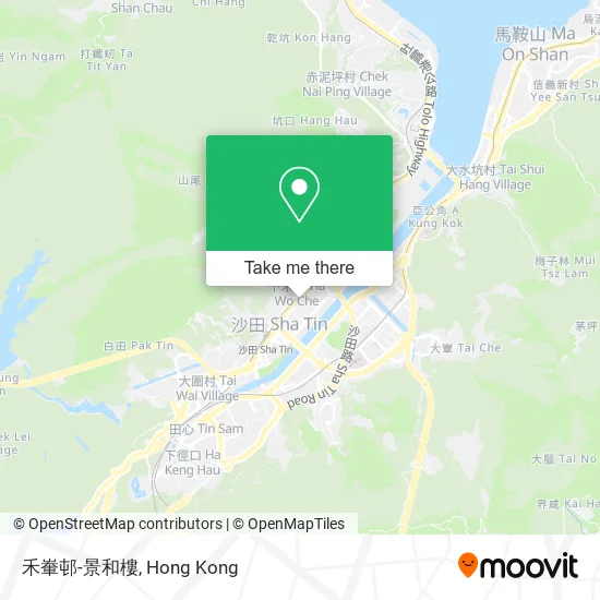 禾輋邨-景和樓地圖