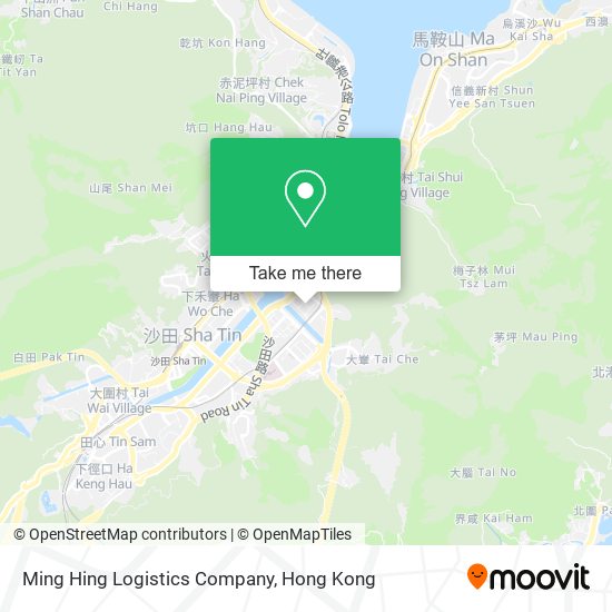 Ming Hing Logistics Company map