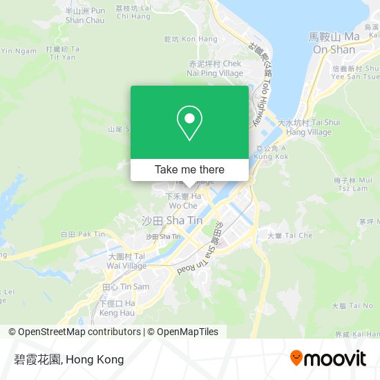 碧霞花園地圖