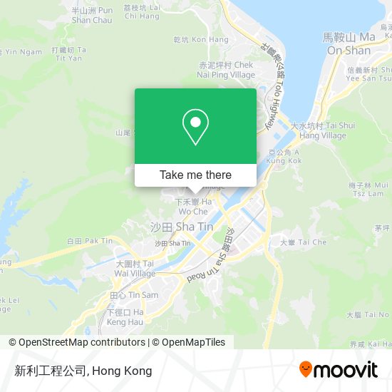 新利工程公司 map