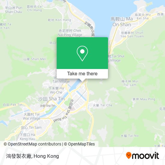 鴻發製衣廠 map