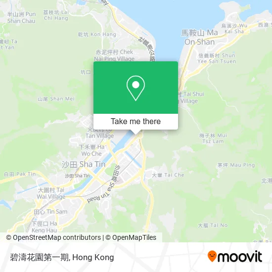 碧濤花園第一期地圖