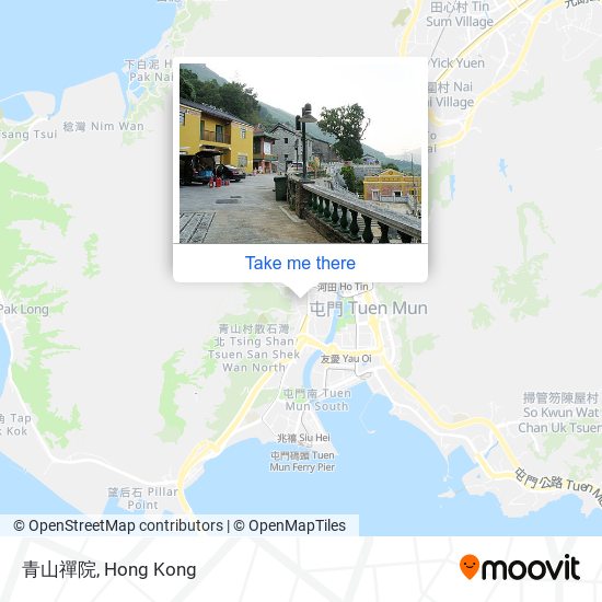 青山禪院 map
