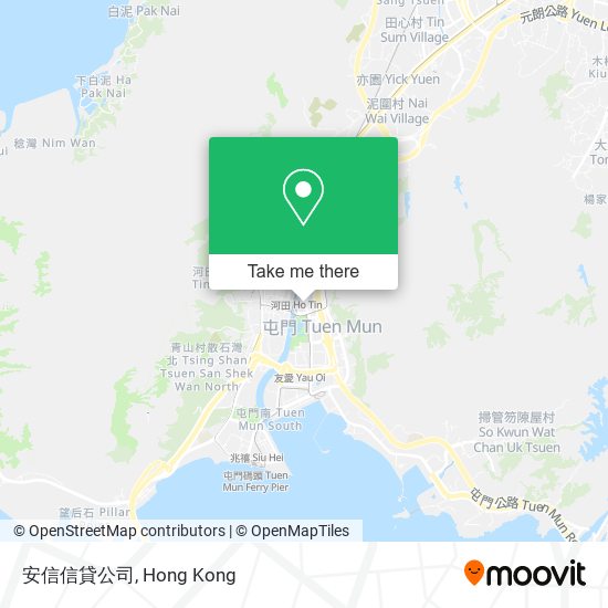 安信信貸公司 map