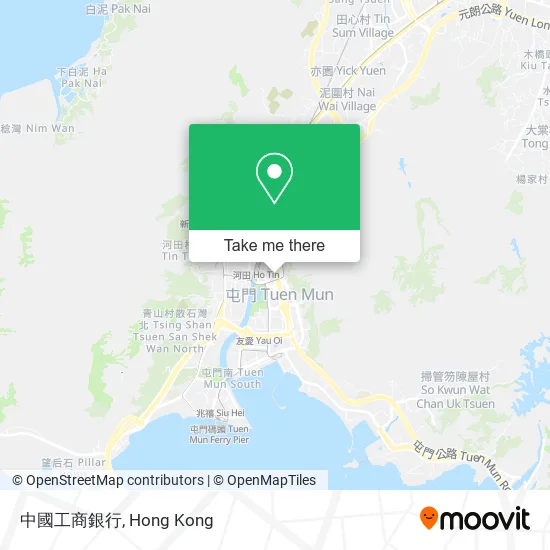 中國工商銀行 map