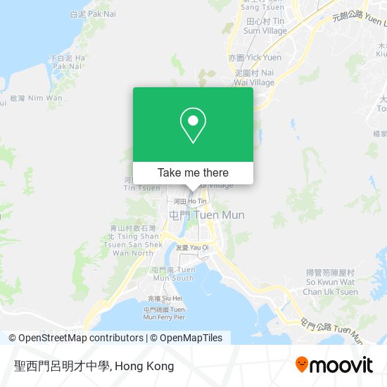 聖西門呂明才中學 map