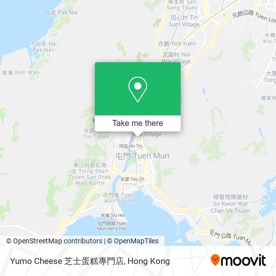 Yumo Cheese 芝士蛋糕專門店 map