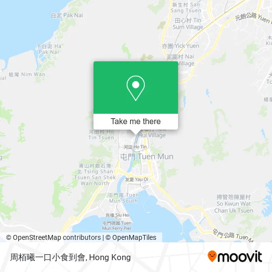 周栢曦一口小食到會地圖
