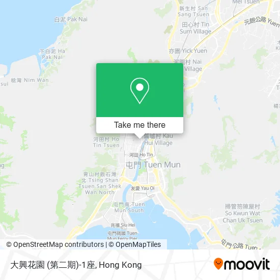 大興花園 (第二期)-1座地圖
