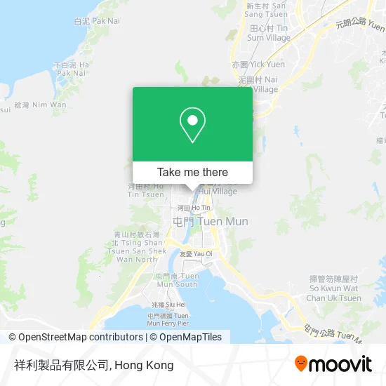 祥利製品有限公司 map