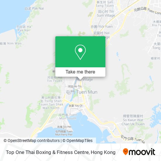 Top One Thai Boxing & Fitness Centre map