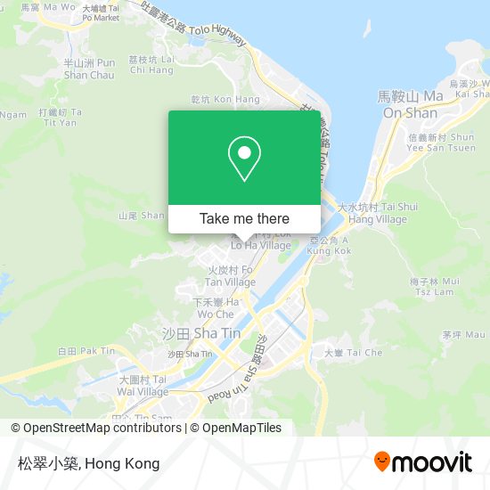 松翠小築 map