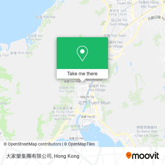 大家樂集團有限公司地圖