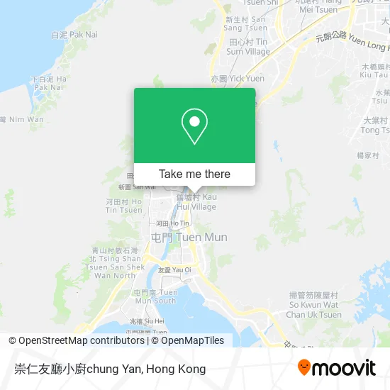 崇仁友廳小廚chung Yan地圖