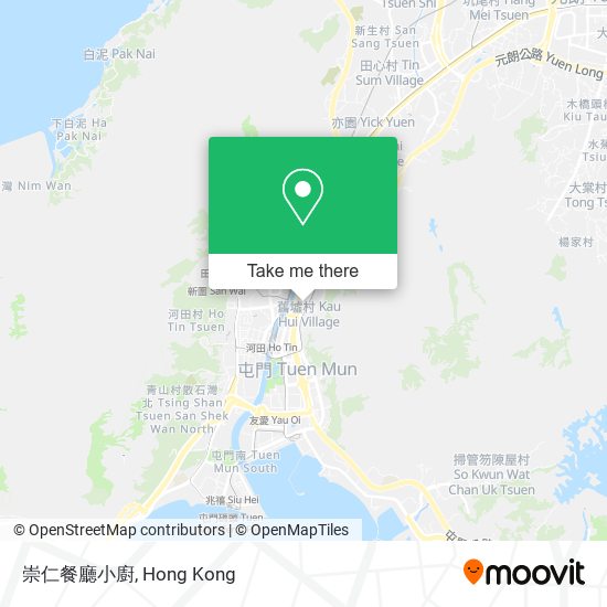 崇仁餐廳小廚 map