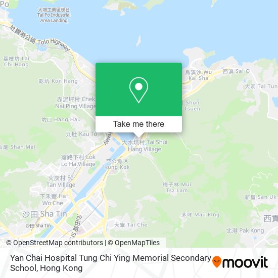 Yan Chai Hospital Tung Chi Ying Memorial Secondary School map