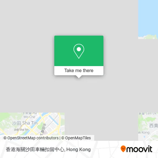 香港海關沙田車輛扣留中心 map
